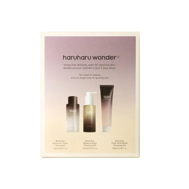 HaruHaru Wonder - Cleanse and Glow Set