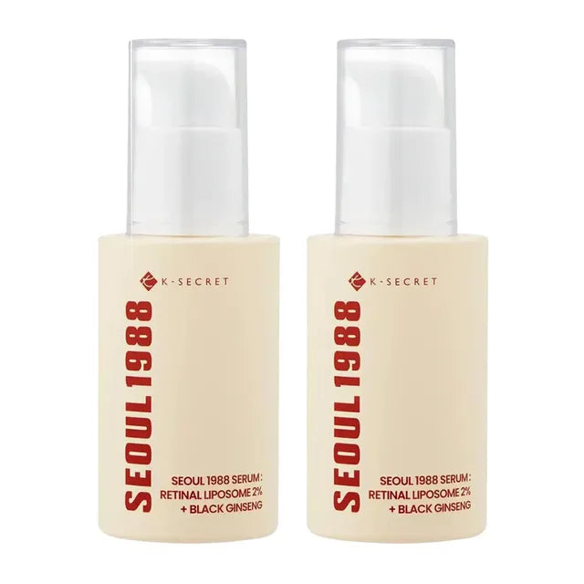 KSECRET - SEOUL 1988 Serum : Retinal Liposome 2% + Black Ginseng Bundle Set