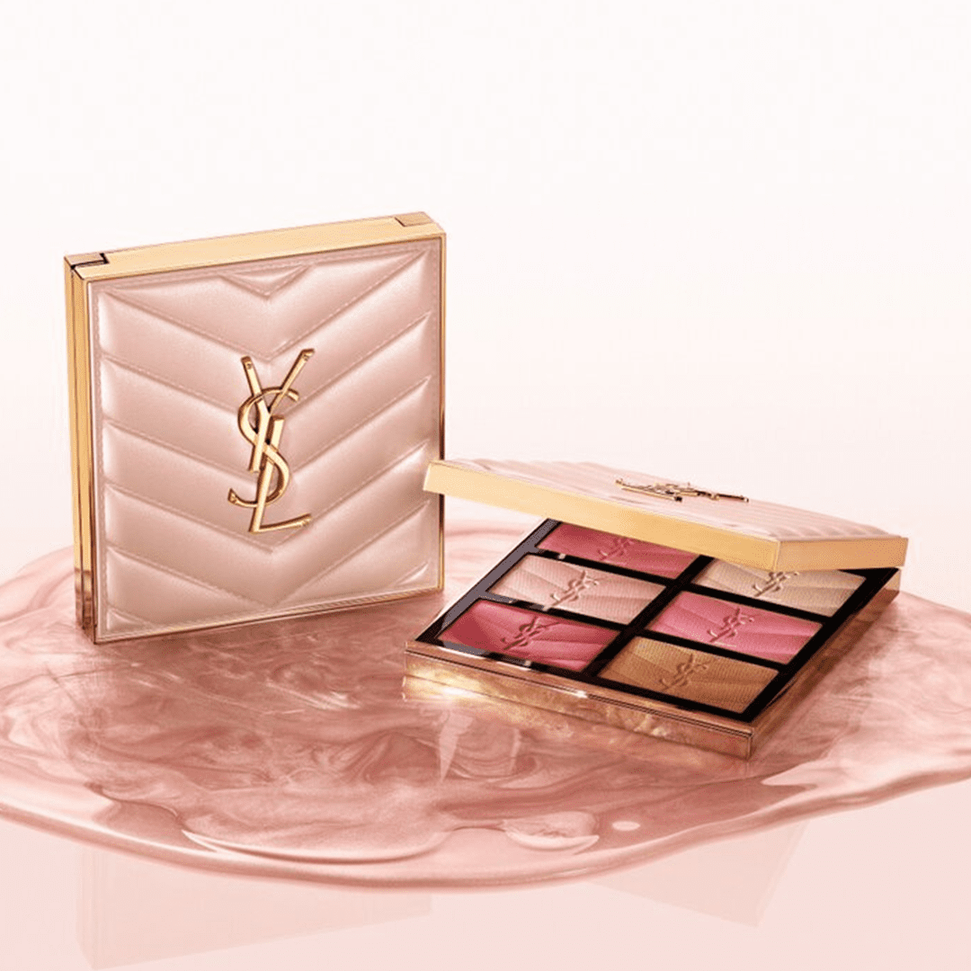 Yves Saint Laurent Golden Oasis Couture Face Palette – Blush & Highlighter