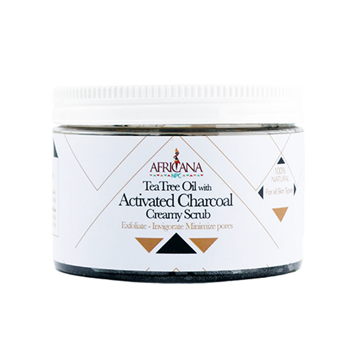africana charcoal creamy scrub 120ml
