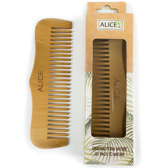 alice wooden comb