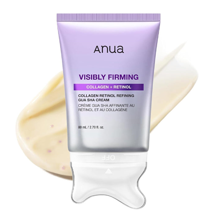 anua collagen + retinol refining gua sha cream 80ml