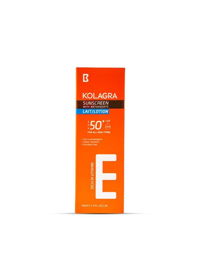 Kolagra Sun Lotion Spf50+ White 120ml