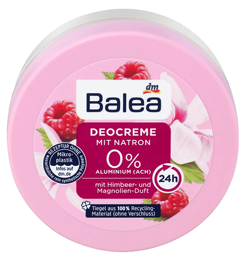 balea mit natron und zink deocreme 50ml