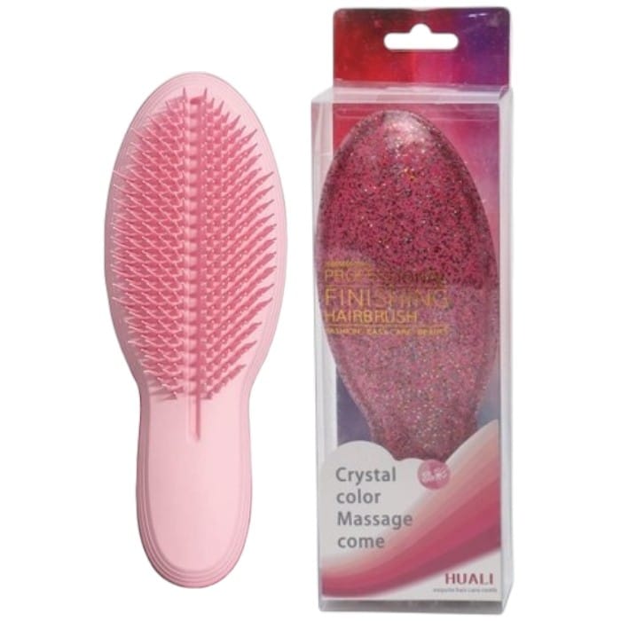 crystal color massage comb فرشة فك تشابك