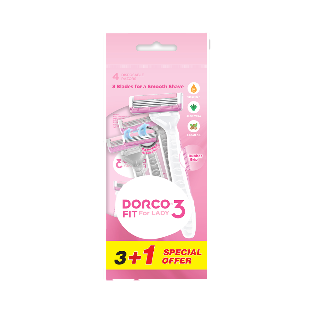 EVE 3 Fit Disposable Razor (3+1)