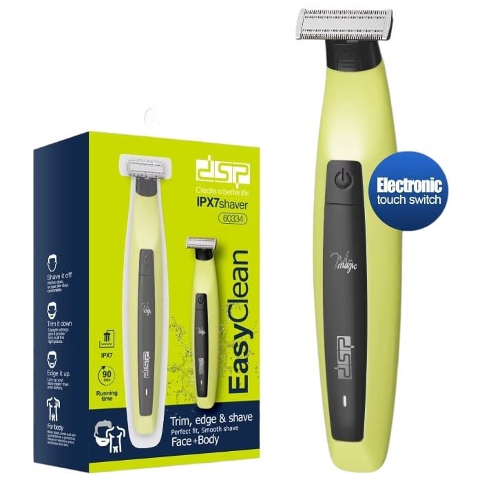 dsp one blade trim, edge & shave face + body shaver model:60334