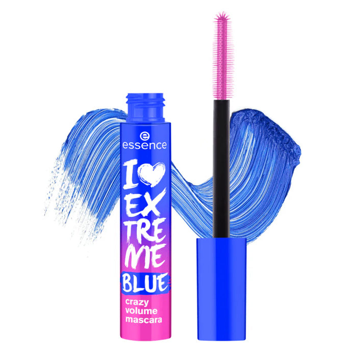 essence extreme mascara crazy volume blue