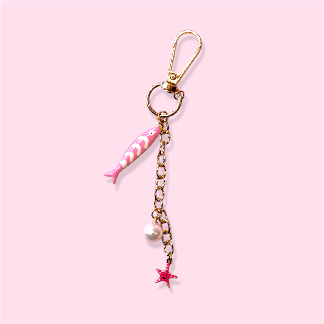 Essentials Pink Coral Key Chain