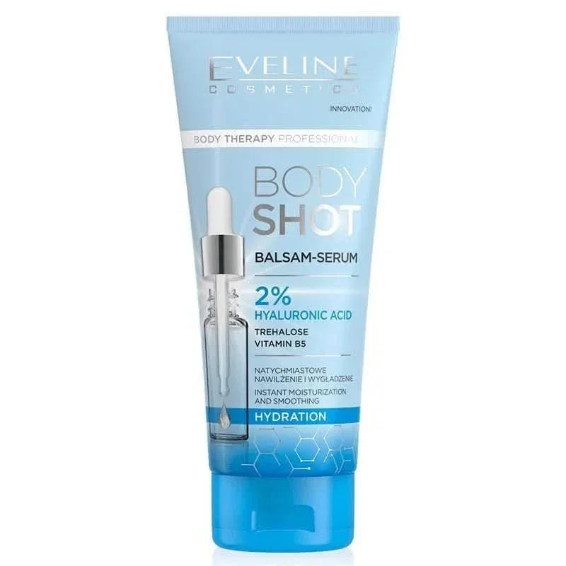 Eveline Body Shot Balm-Serum 2% Hylauronic Acid Hydration 200 ml
