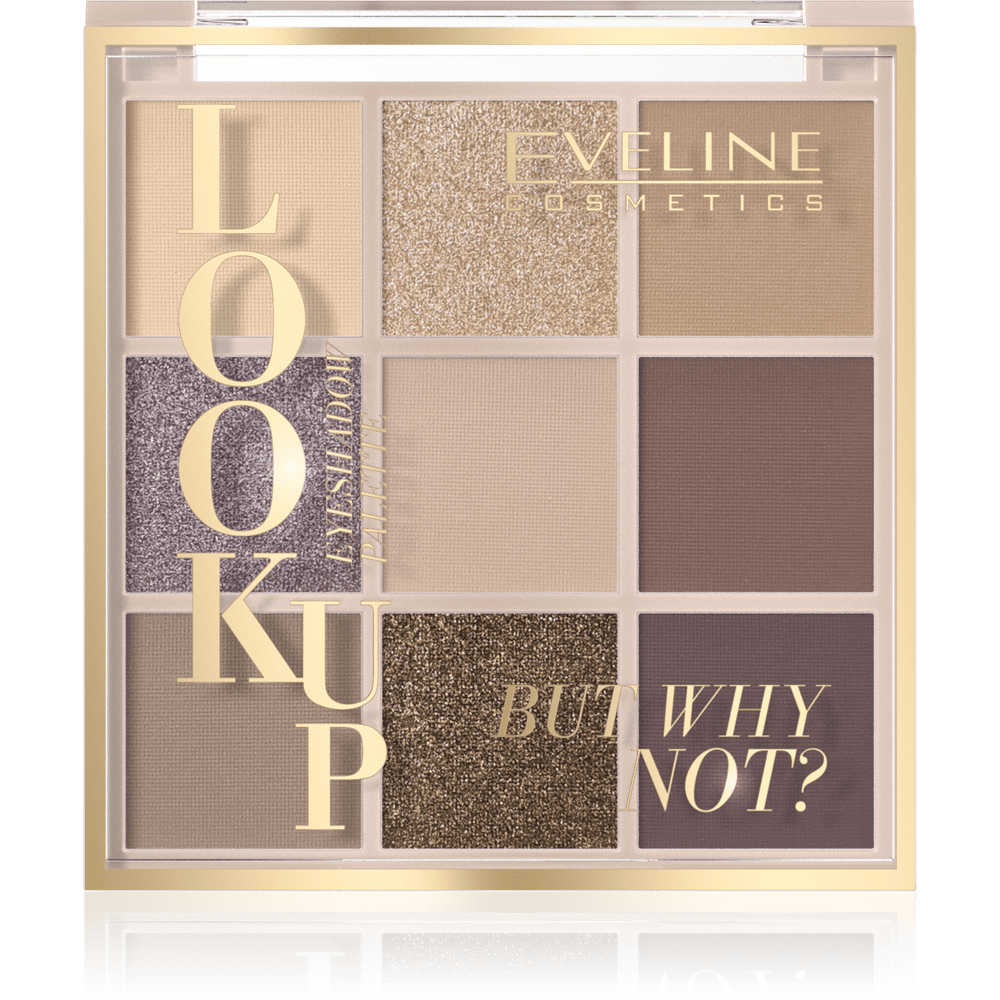 EVELINE COSMETICS LOOK UP EYESHADOW PALETTE BUT WHY NOT?