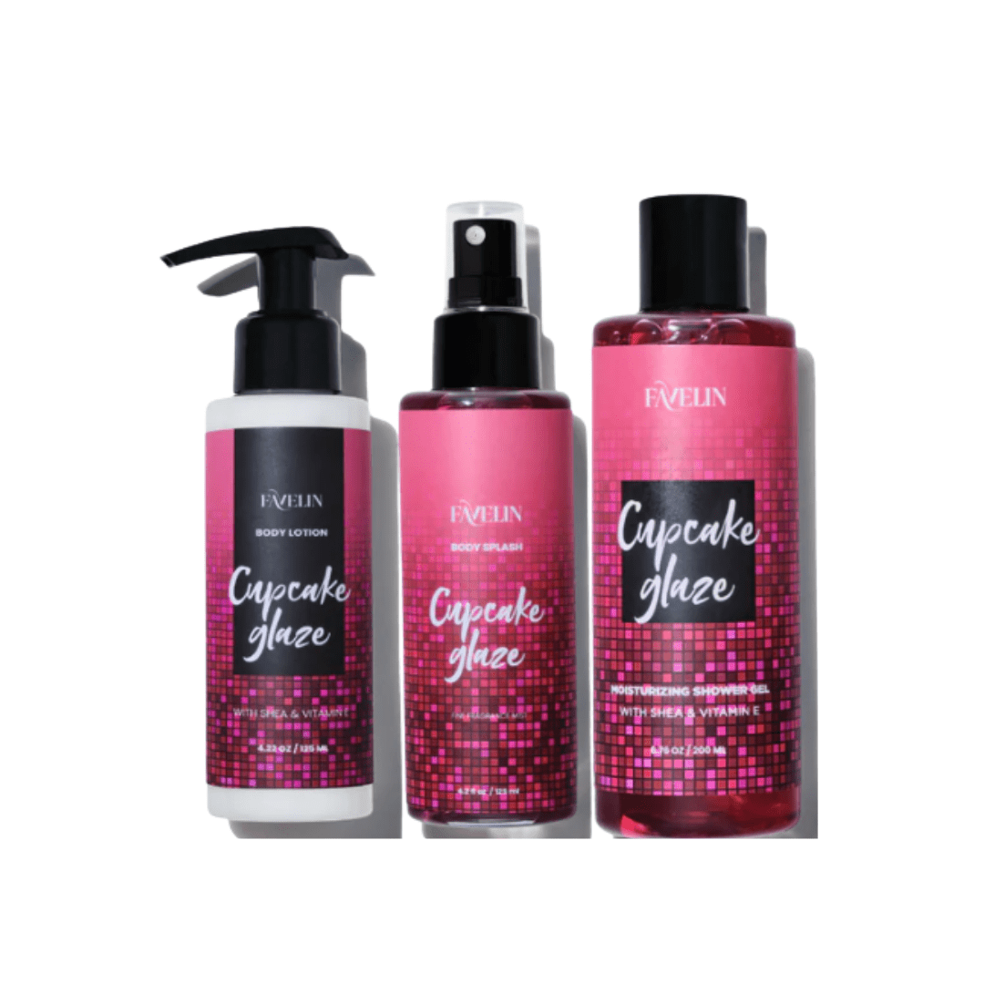 Favelin Pamper Pack Fun Size - Cupcake glaze