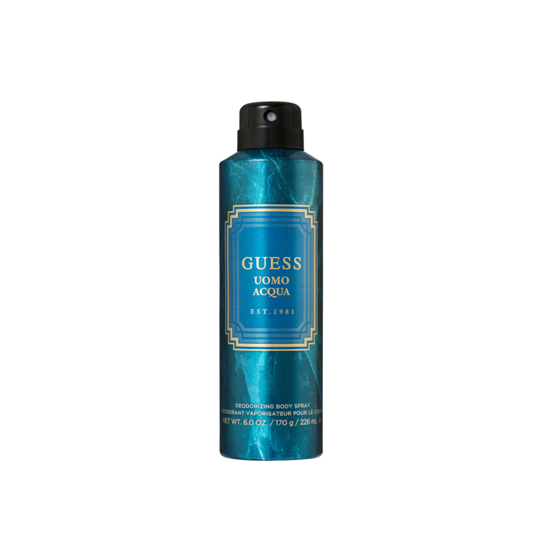 Guess Uomo Acqua Deodorant Body Spray For Men 226ml