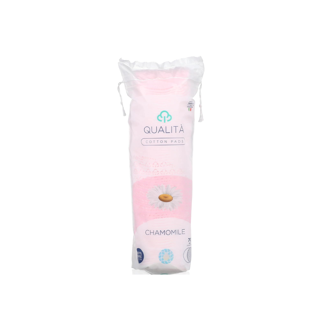Qualita Double Face Cotton Pads With Chamomile