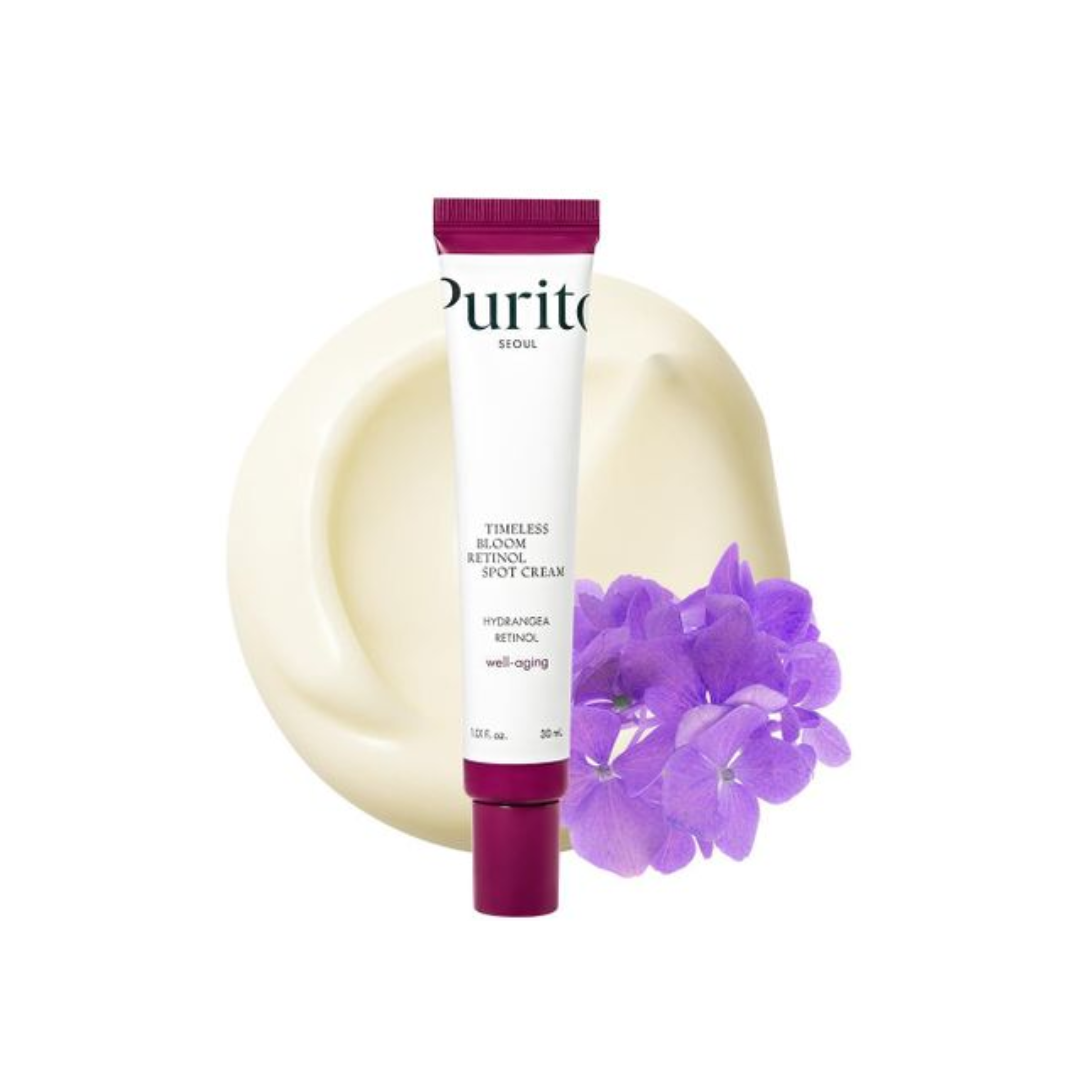 Purito Seoul Timeless Bloom كريم ريتينول للمناطق المعرضة للشوائب 30 مل