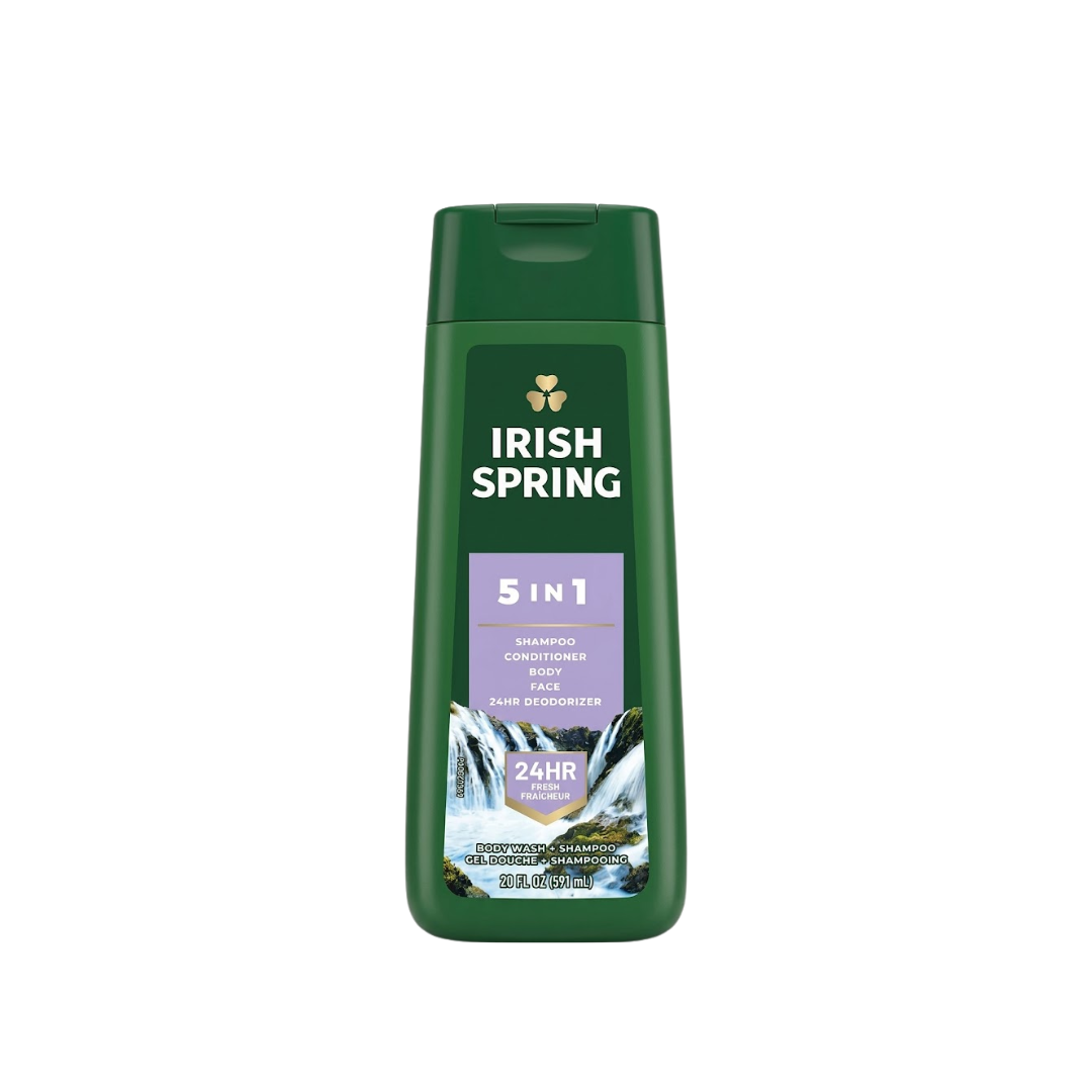 غسول الجسم 5 في 1 للرجال من Irish Spring