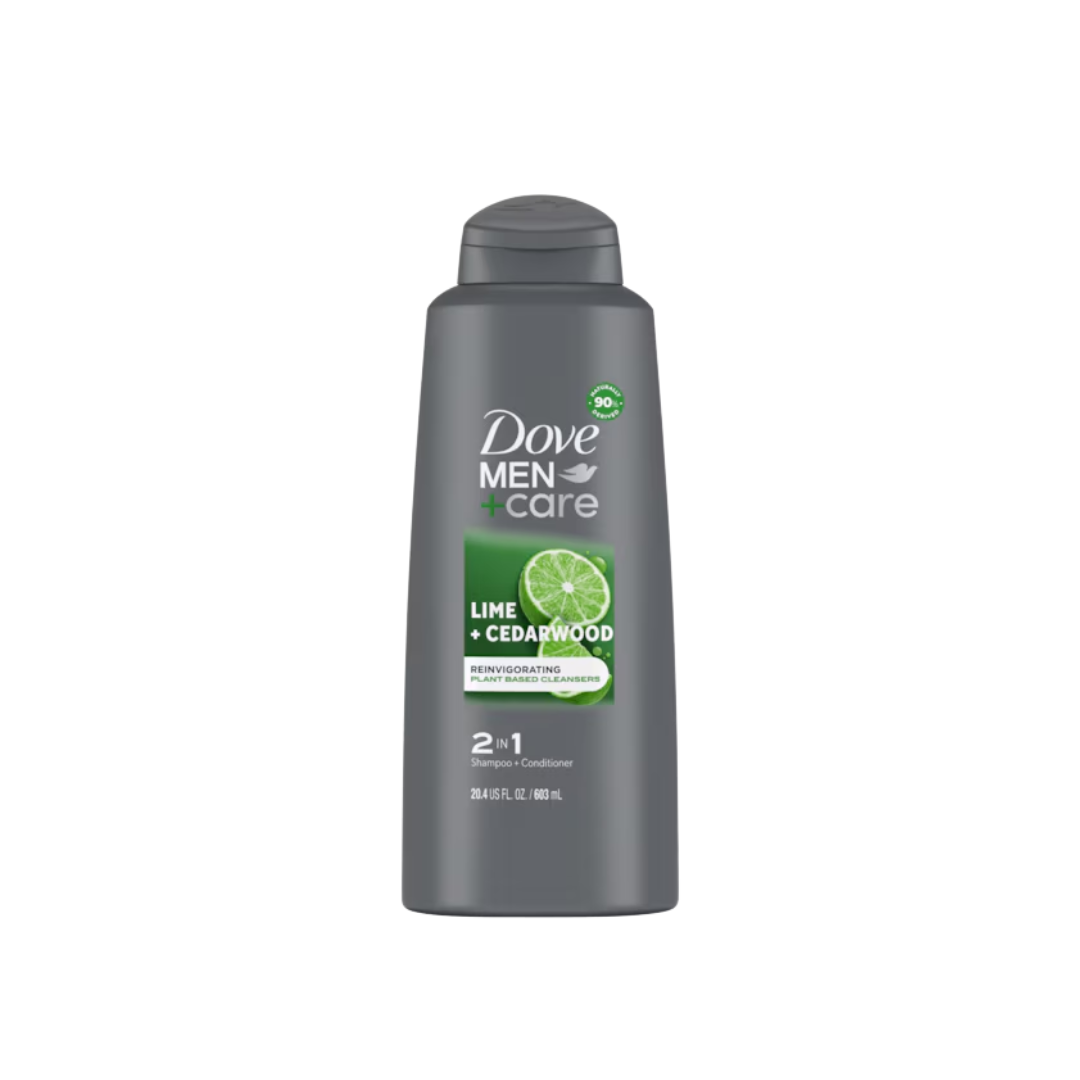 Dove Men+Care Lime+Cedarwood 2in1 Shampoo&Conditioner