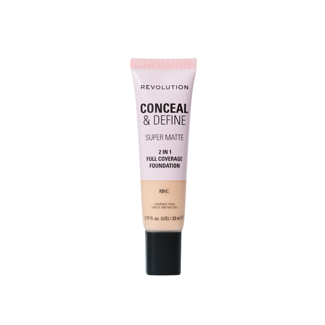 Revolution Conceal & Define Super Matte Tube Foundation