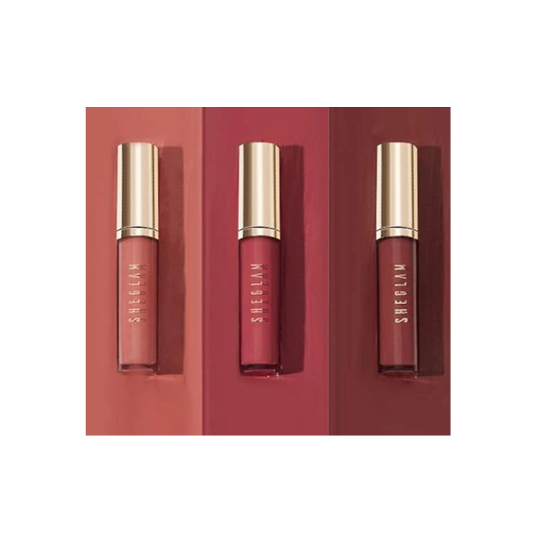 Sheglam Matte Allure Mini Liquid Lipstick Set
