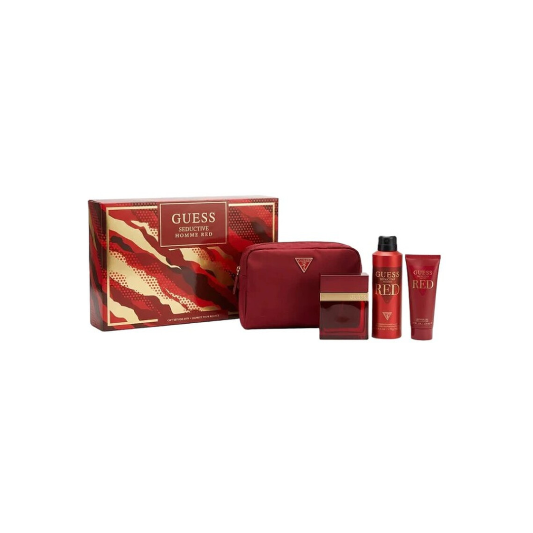Guess Seductive Homme Red Gift Set For Men