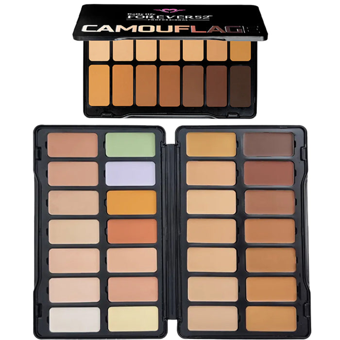 forever52 camouflage 28 color concealer palette zhp001