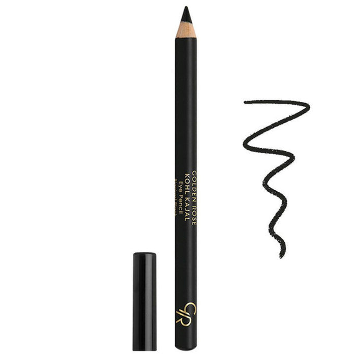 golden rose kohl kajal eye pencil blackest black