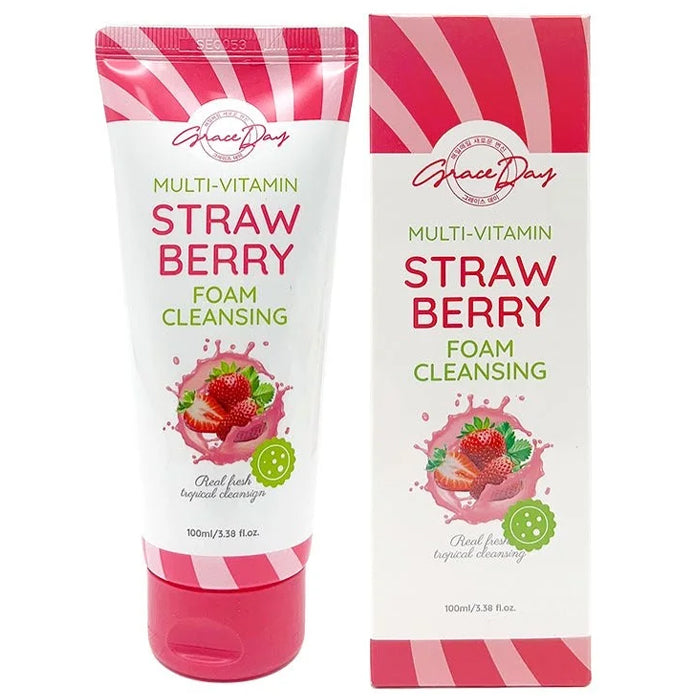 grace day strawberry cleansing foam 100ml