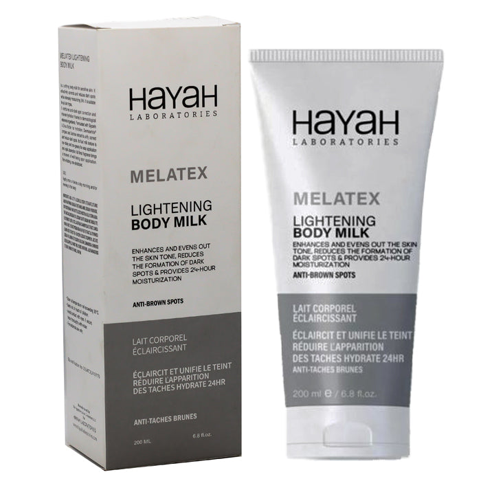 hayah melatex lightening body milk 200ml
