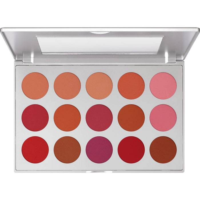 kryolan professional blusher set matt standard
