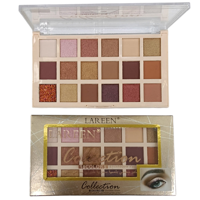 lareen 18 colors collection eyeshadow palette i-006