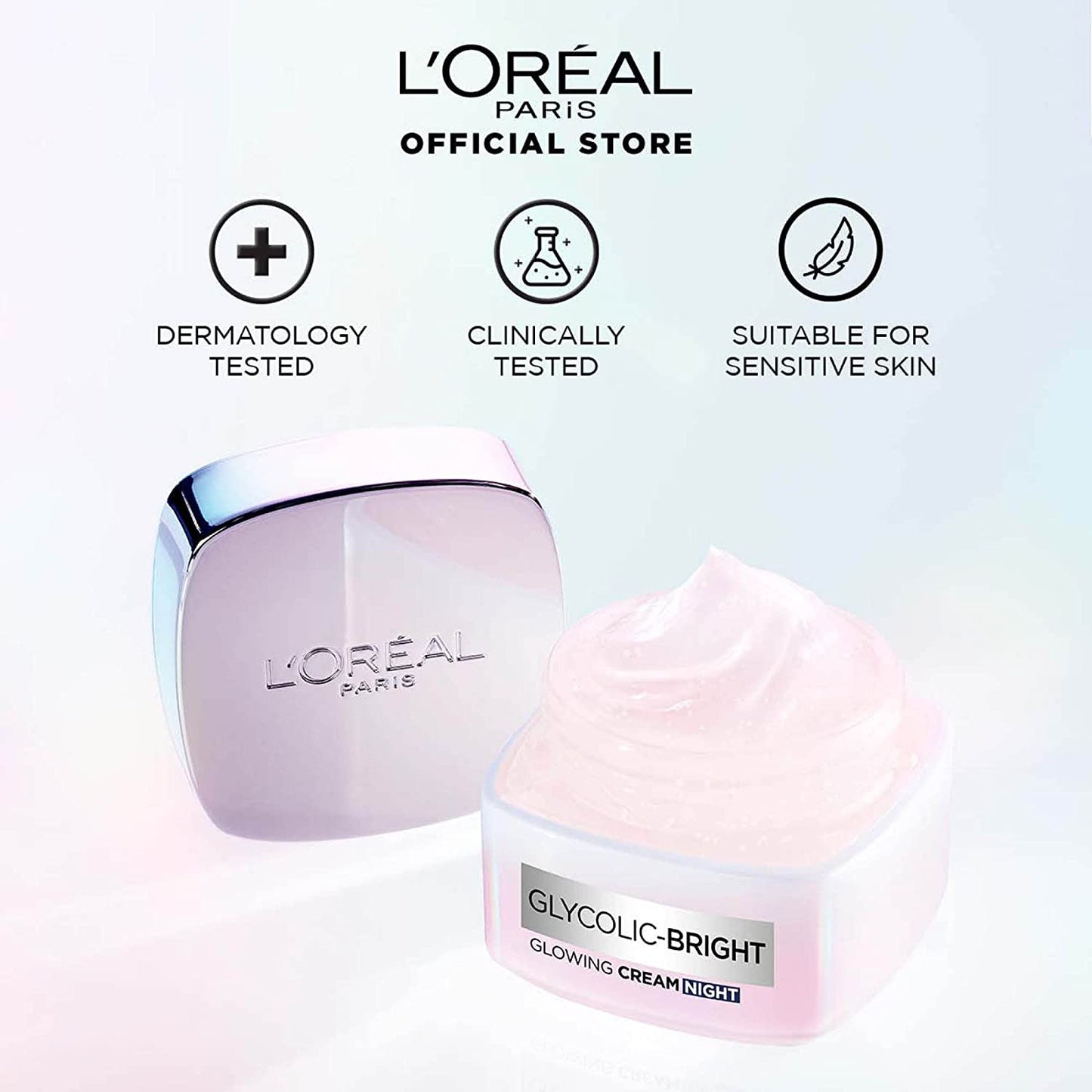 L'Oreal Paris Glycolic Bright Glowing Night Cream 50ml