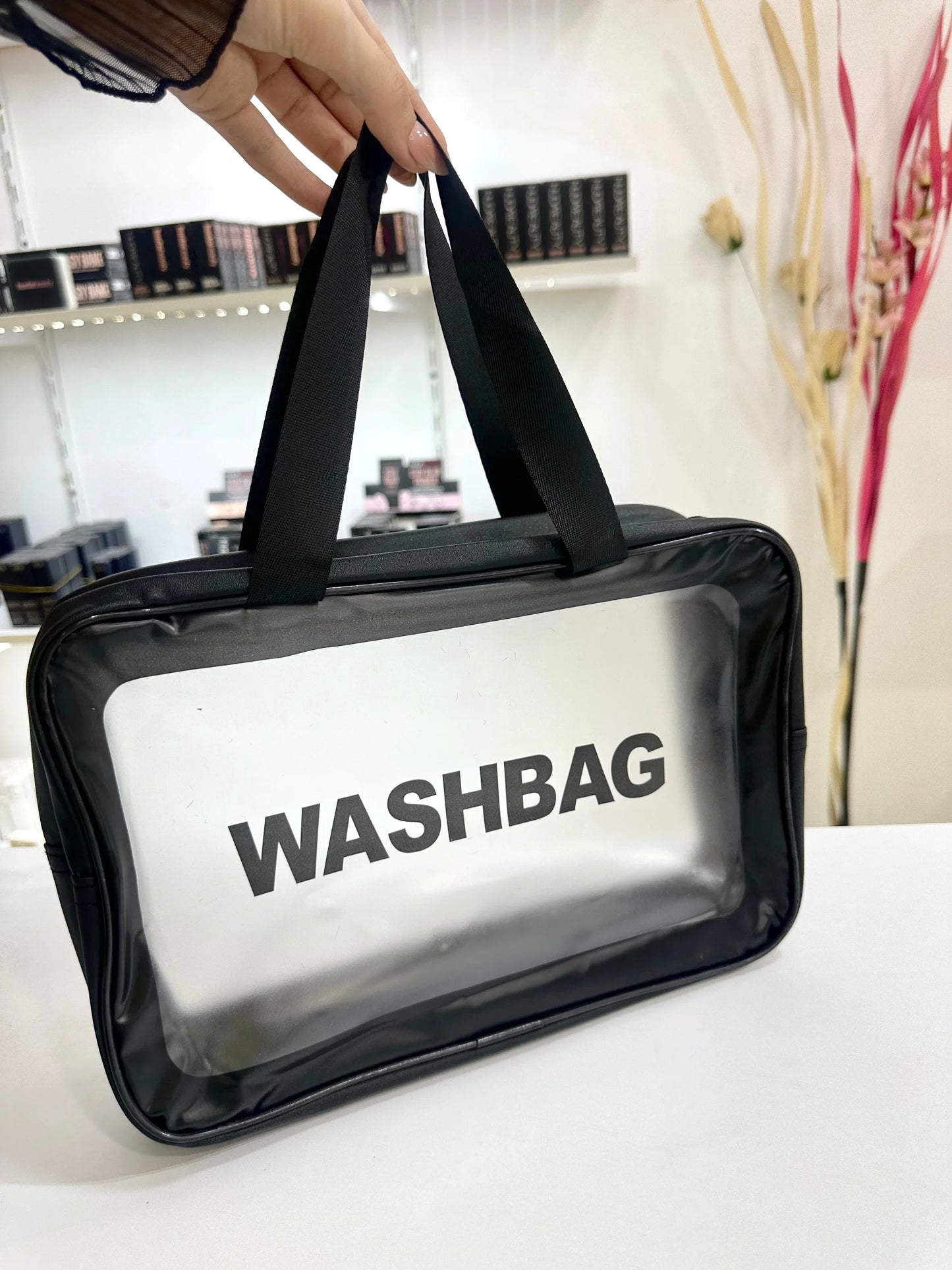 Cosmetic bag transparent