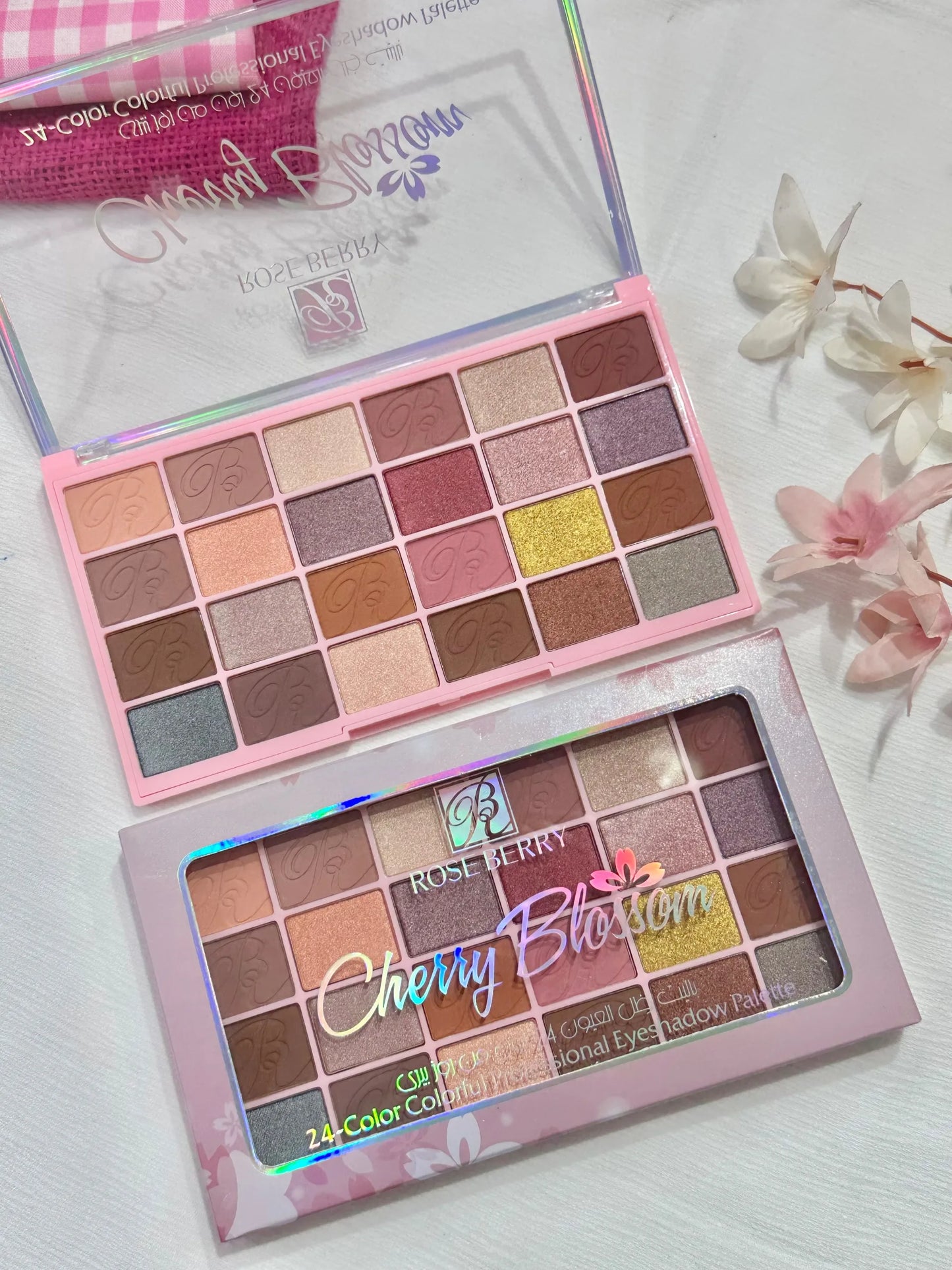 Rose Berry Cherry Blossom Eyeshadow Palette