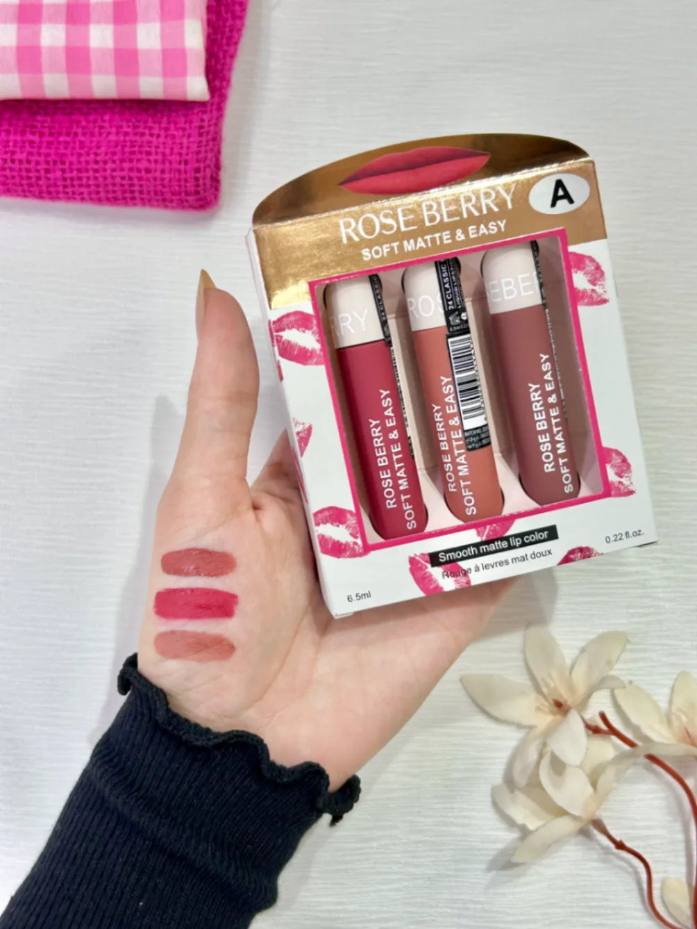 Rouge Matt Raspberry Set