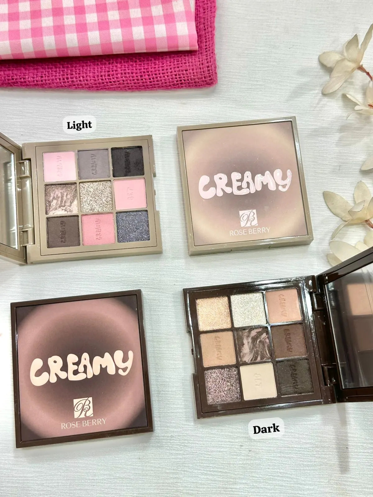 باليت ايشادو روز بيري Dupe Hudabeauty