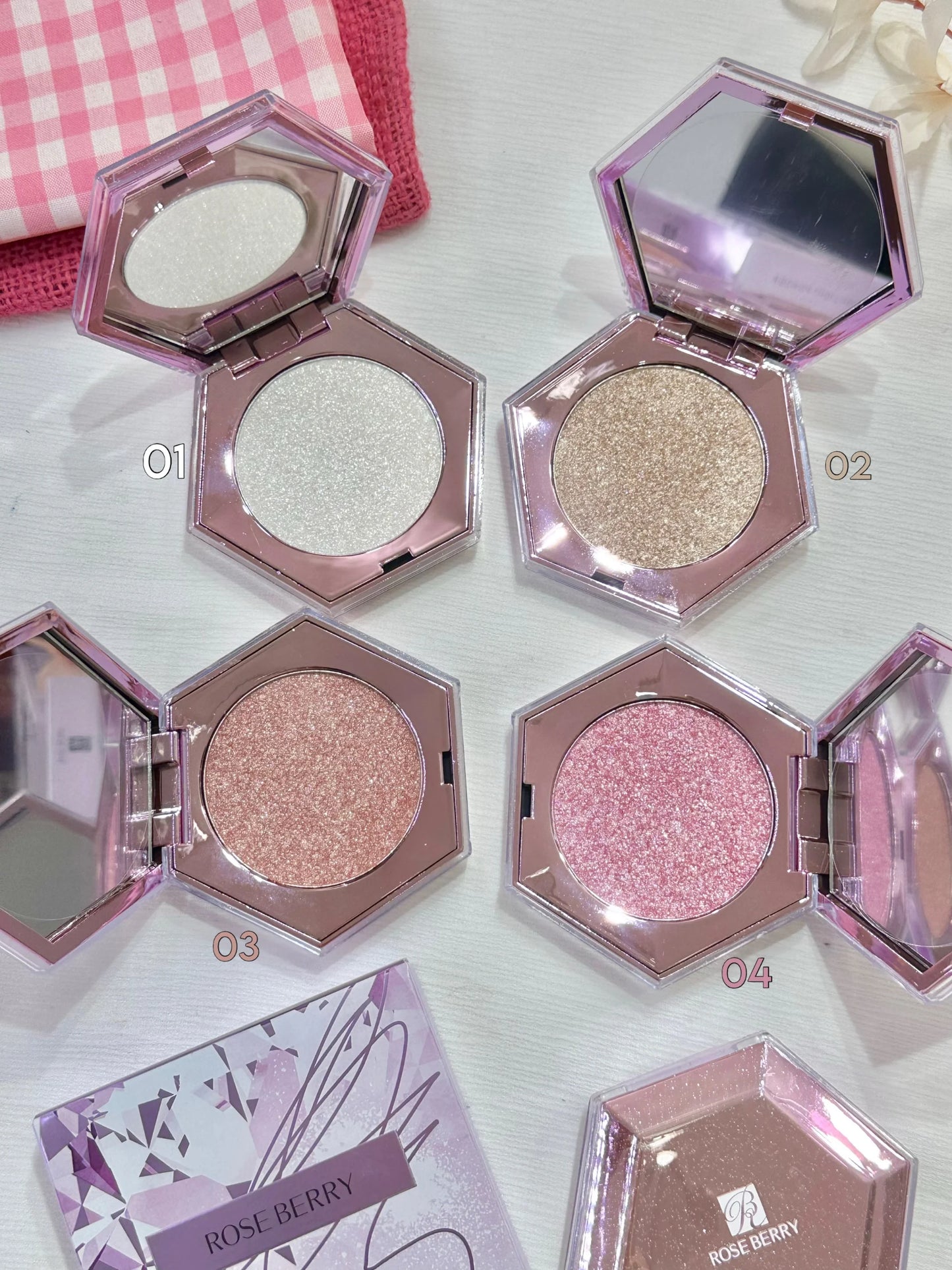 هايلايتر روز بيري Dupe Fenty Beauty