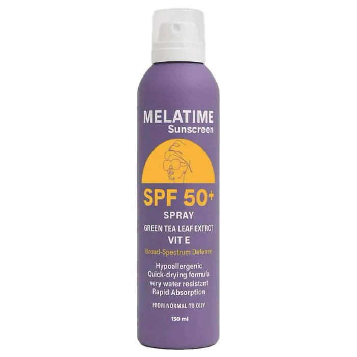melatime sunscreen spray 150ml