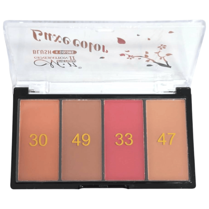 menow pro blusher 4 colors