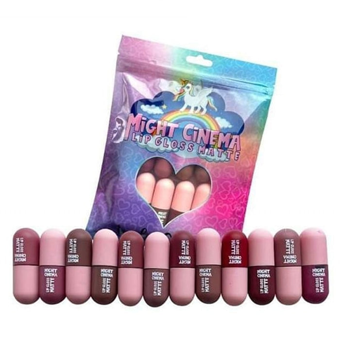 might cinema lipgloss capsule set