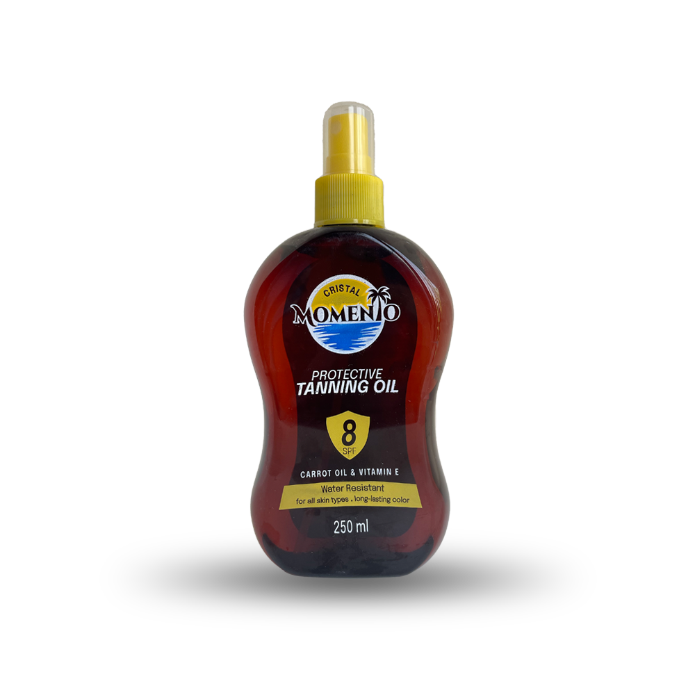 زيت التسمير الواقي بعامل حماية SPF 8