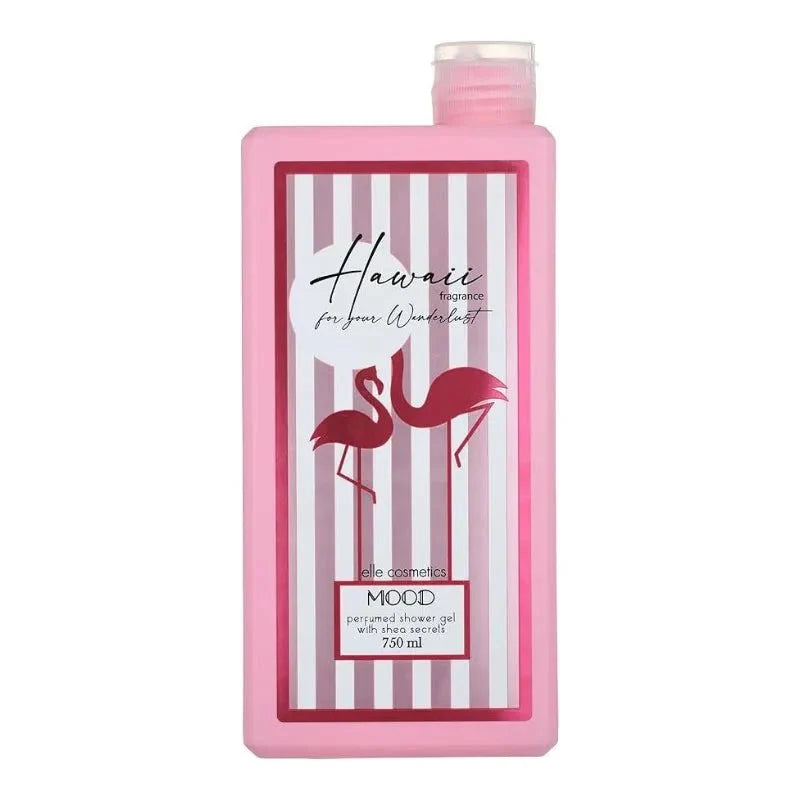 Mood 8 hawaiian hand scented shea shower gel 750ml