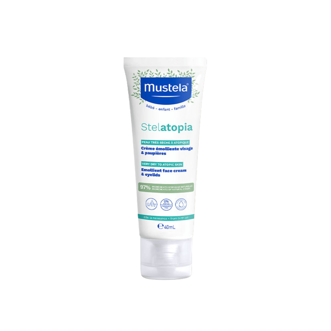 Mustela Stelatopia Emollient Face Cream & Eyelids 40ml