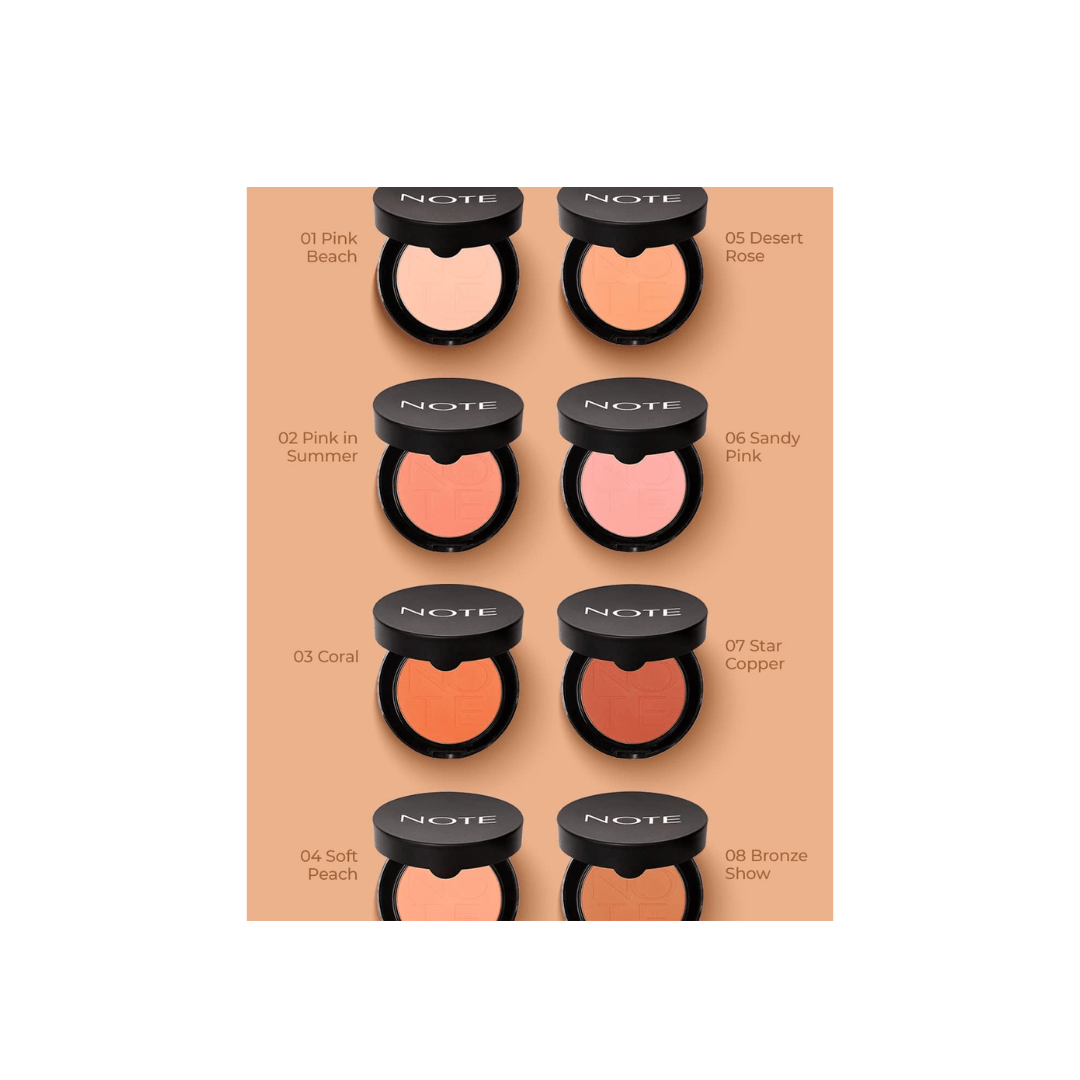 Note Cosmetique Luminous Silk Compact Blusher