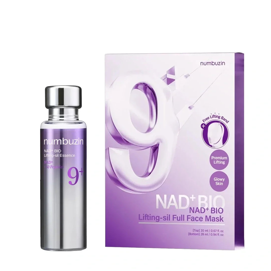 numbuzin - No.9 NAD Bio Lifting-sil Full Face Mask Set