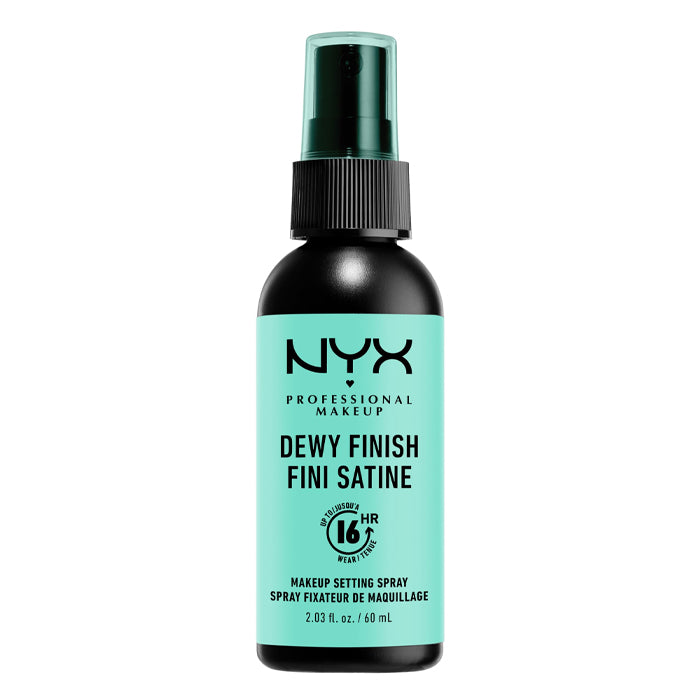 nyx dewy finish makeup setting spray 60ml