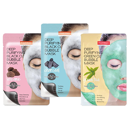 purederm black bubble mask