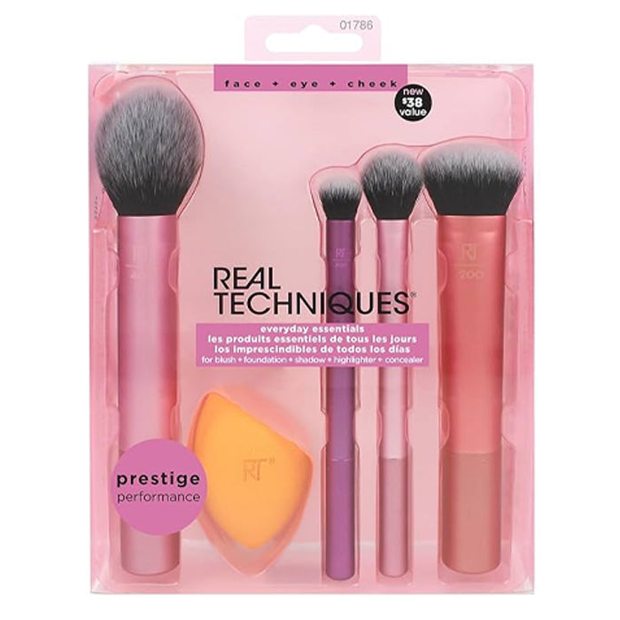 real techniques brushes 5 pcs everyday essentials