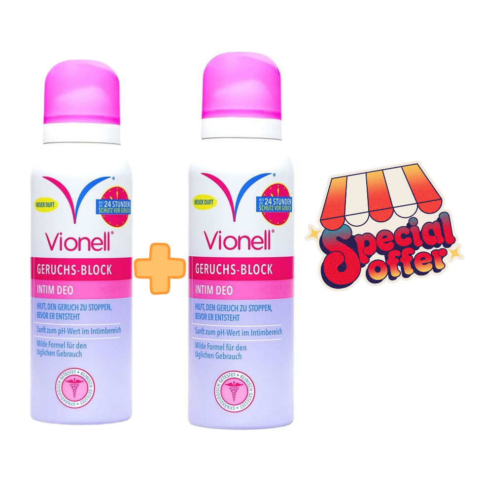 Vionell Intimate Mild Deodorant - 125ml ×2 pieces