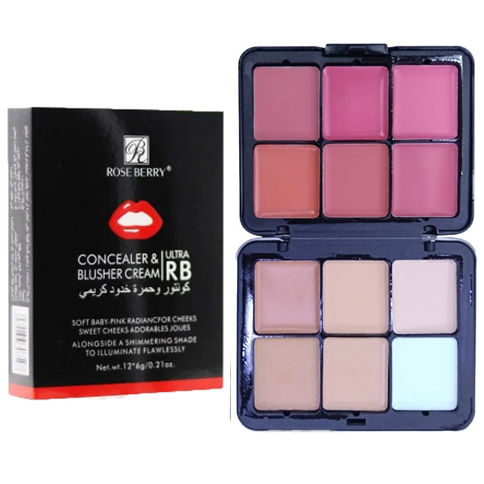 rose berry contour and blusher palette