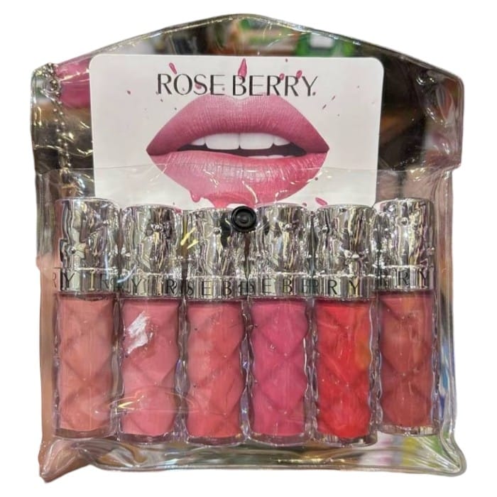 rose berry liquid lipstick set